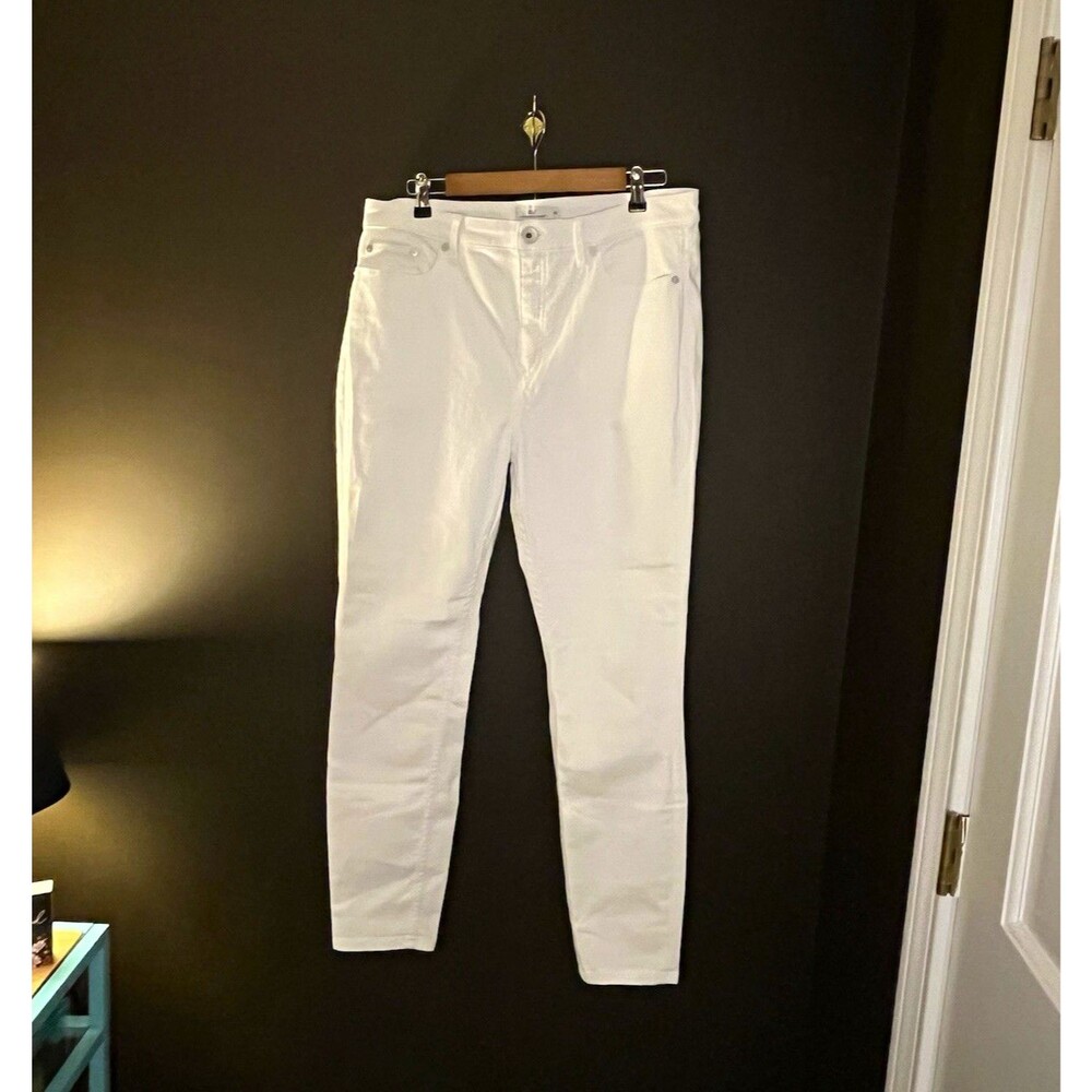 Vineyard Vines Women’s White Slim Fit Skinny Denim Jeans Button Fly Pockets